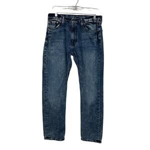 Levis 513 Vintage y2k Mens 32x32 Black Tab Denim Slim Straight 100% Cotton Jeans